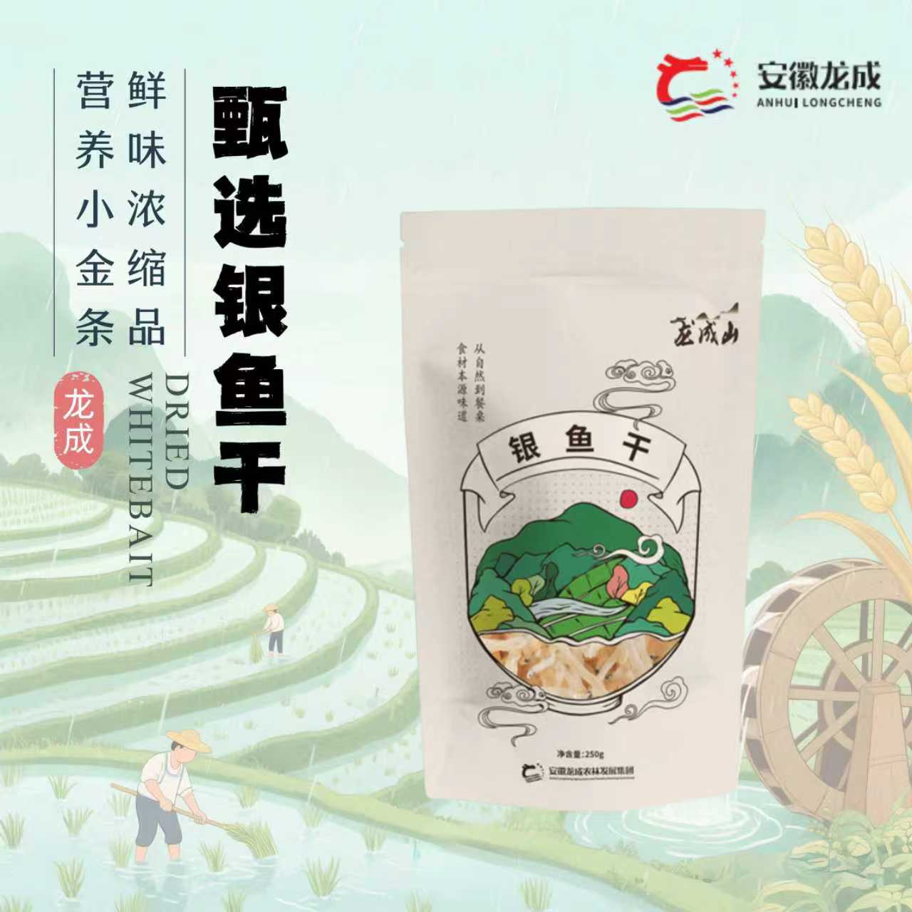 正宗安徽宿松特产野生黄湖淡水小银鱼淡晒鱼250g散装